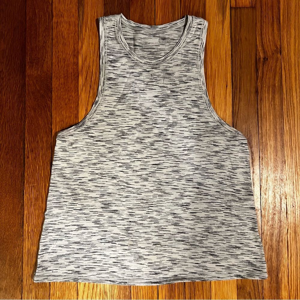 Lululemon Tank Top Size 4, White And Grey